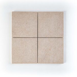 Piastrella Elios Tundra Beige 10x10 cm, composizione quattro piastrelle