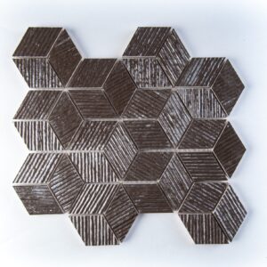 Mosaico Silver Cube Lumina Glam FAP Ceramiche, vista frontale