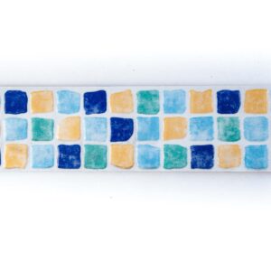 Listello mosaico decorativo 8x30 cm Savoia Ceramiche, vista frontale
