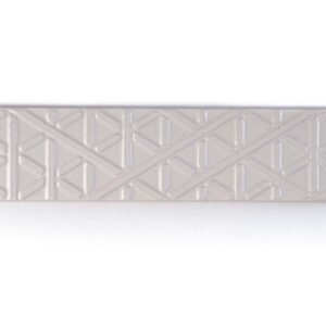 Rivestimento Quintessenza Memento Trame Avorio 5x20 cm – decoro assortito 1 lucido in rilievo