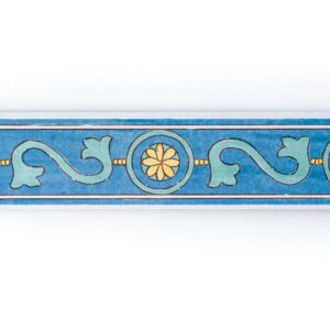 Listello decorativo Ercolano 5x22 cm Savoia Ceramiche, vista frontale
